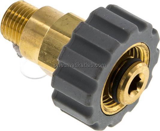 Waschgeräte-Adapter M 21x1,5 (Ü-Mutter) - R 1/4" (AG)