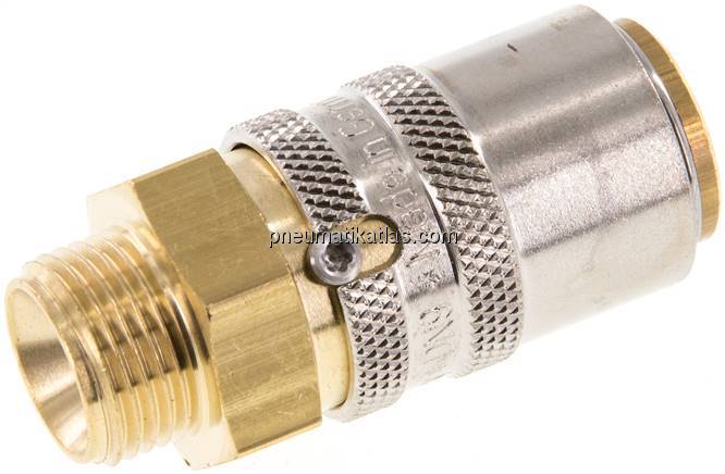 Temperierkupplungsdose 13mm Zapfen,G 3/8"(AG)