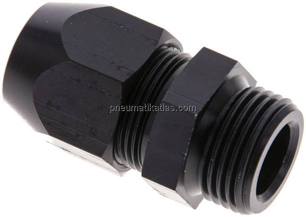 Gerade Verschraubung G 3/8"-12x6mm, Aluminium