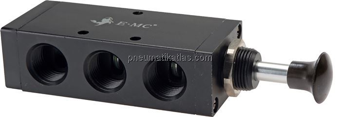 Exemplarische Darstellung: 5/2-Wege Axial-Handhebe