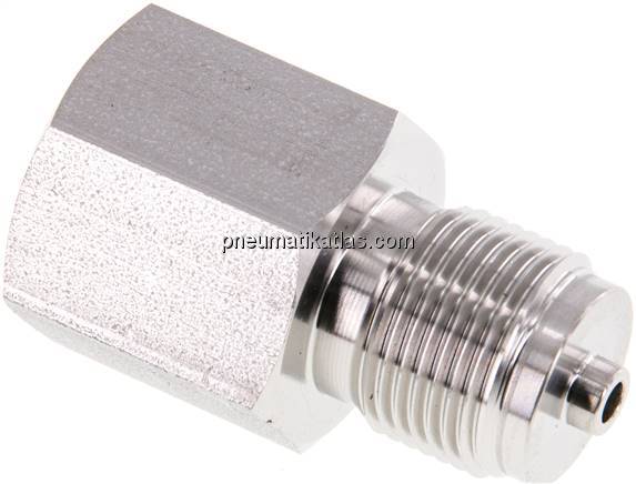 Manom.-Reduzierung M 20x1,5(AG)-G 1/2"(IG). 1.4571, 46mm