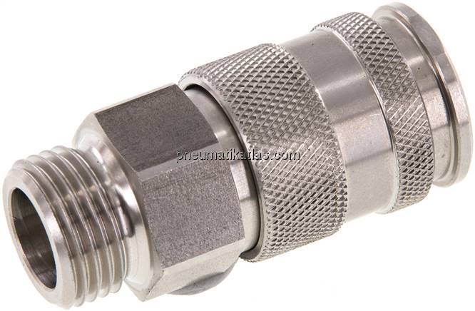 Kupplungsdose (NW10) G 1/2"(AG), Edelstahl