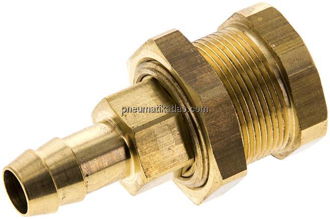 Abreißkupplungsdose (NW5) 9 (3/8")mm Schlauch, Messing