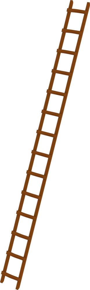 Dachleiter Holz 14 Sprossen