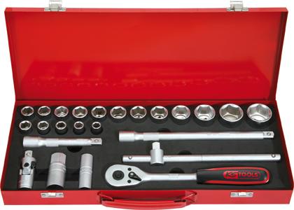 Steckschlüssel-Garnitur 1/2" 24-teilig KS Tools