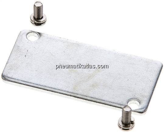 Blindplatte für Reihenleiste V 52