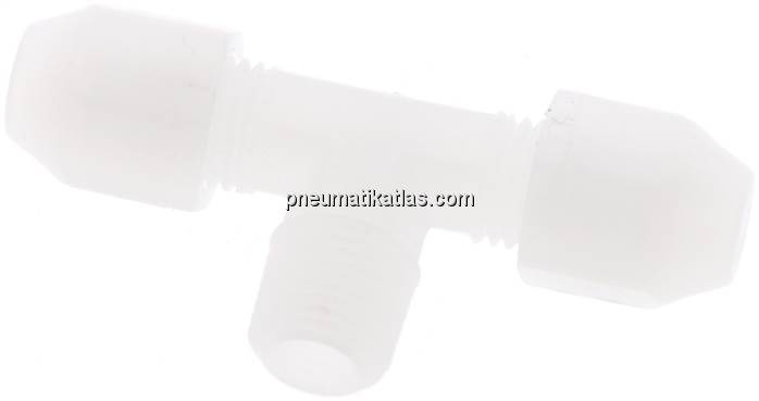 T-Verschraubung R 1/8"-4x2mm, PVDF (FDA)
