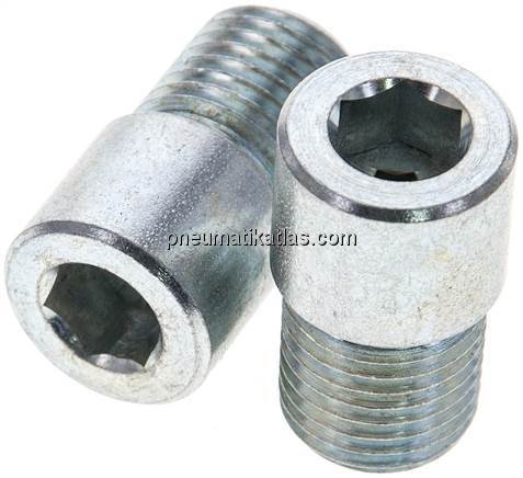 Gewindebolzen f. Rundzylinder, Ø 63 mm (2 Stück)