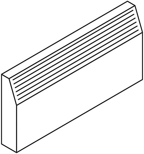 Elektro-Wandkonvektor ,2000 Watt, Thermostat und Temperaturwähler