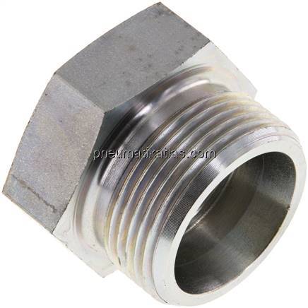 Verschlussverschraubung für Rohre 25 S (M36x2), Stahl verzinkt