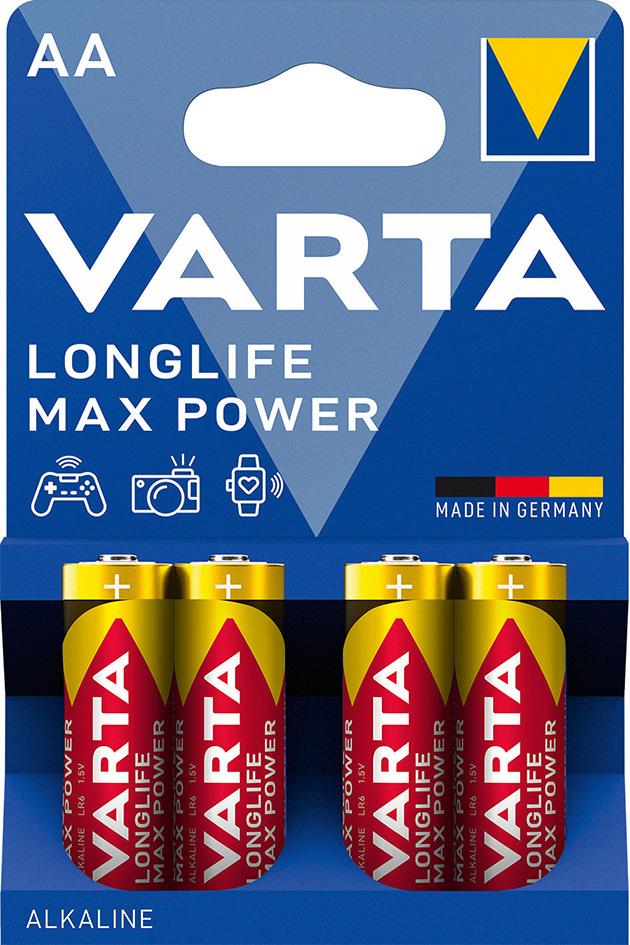 Batterie LONGLIFE VARTA Max Power AA 4er Blister