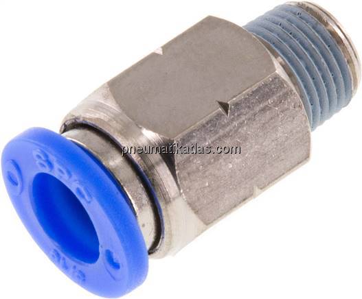 Gerader Steckanschluss NPT 1/8"-5/16" (7,94 mm), IQS-Inch