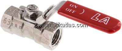 1-teiliger Edelstahl-Kugelhahn, NPT 1/4", 0 - 63bar