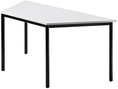 Trapeztisch 1600x693x720 lichtgrau/schwarz DR