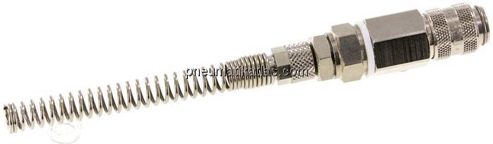 Kupplungsdose (NW5) 6x4mm Schlauch m. Knickschutz