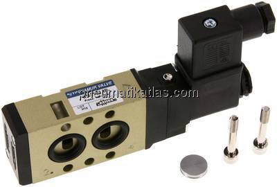 NAMUR-Magnetventil, 5/2-Wege Federrückstellung, G 1/4", 230 V AC