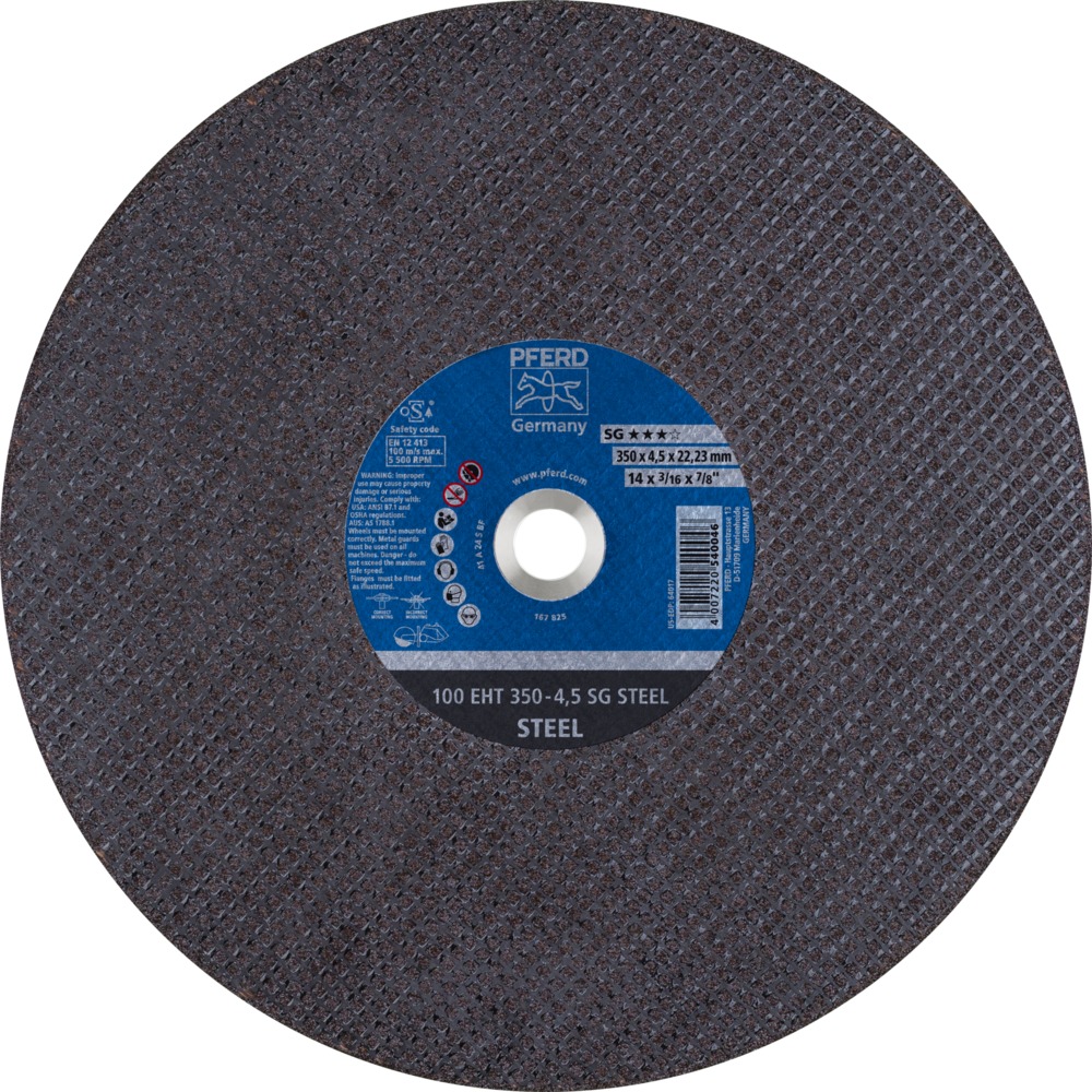 Trennscheiben 100 EHT 350-4,5 SG STEEL/22,23