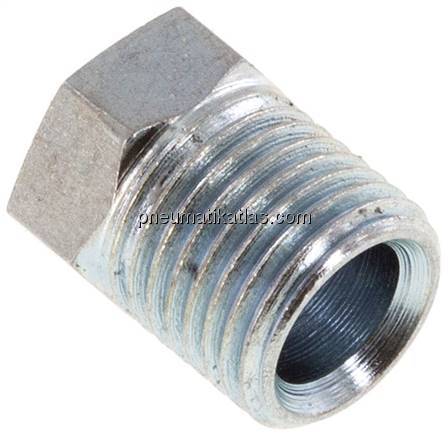 Überwurfschraube 6 LL (M 10x1), DIN 3871