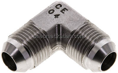 90°-Winkel,UNF 3/4"-16 AG (JIC), V4A