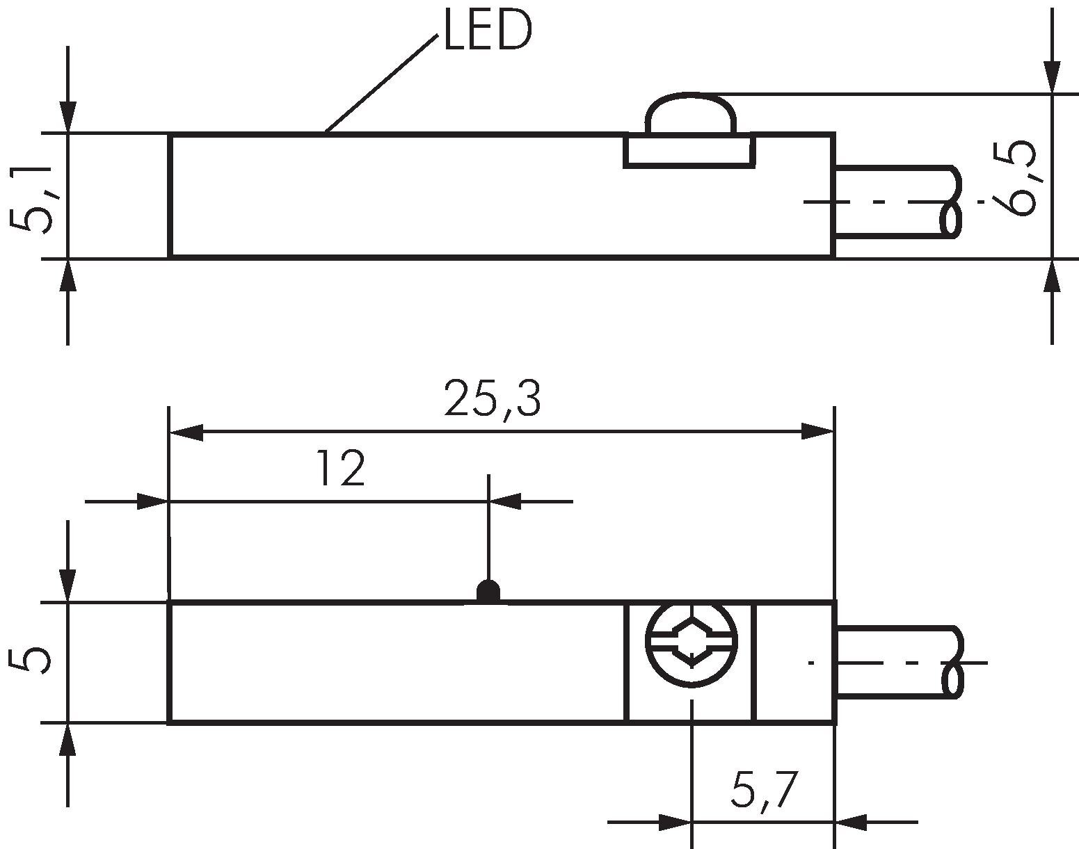 Zeichnung: Zylinderschalter