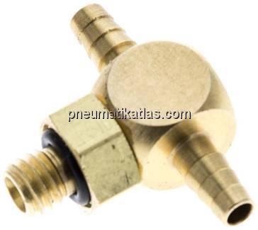 T-Steckanschluss, M 5-3mm innen, Messing