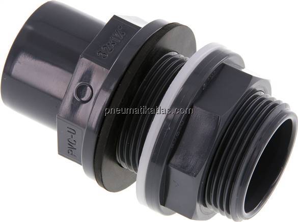 Klebe-Schottverschraubung 32x40mm, G 1-1/4" AG