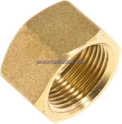 Überwurfmutter f. Klemmringverschraubung 16 (M22x1,5)mm, Messing