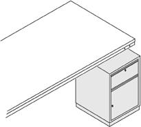Schrankeinheit 1 Schublade, 1 Tür