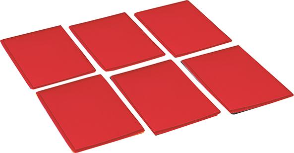 Auflagedeckel rot für VTK / D400A rot B600xT400 mm VE 4 Stk.