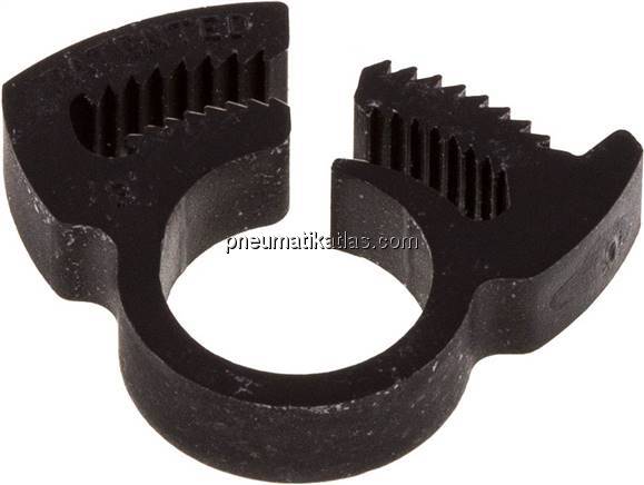 Schnapp-Schlauchschelle, Nylon, 8 - 9,2mm