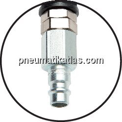 Detailansicht: Anschluss 1 (Stahl-Kupplungsstecker