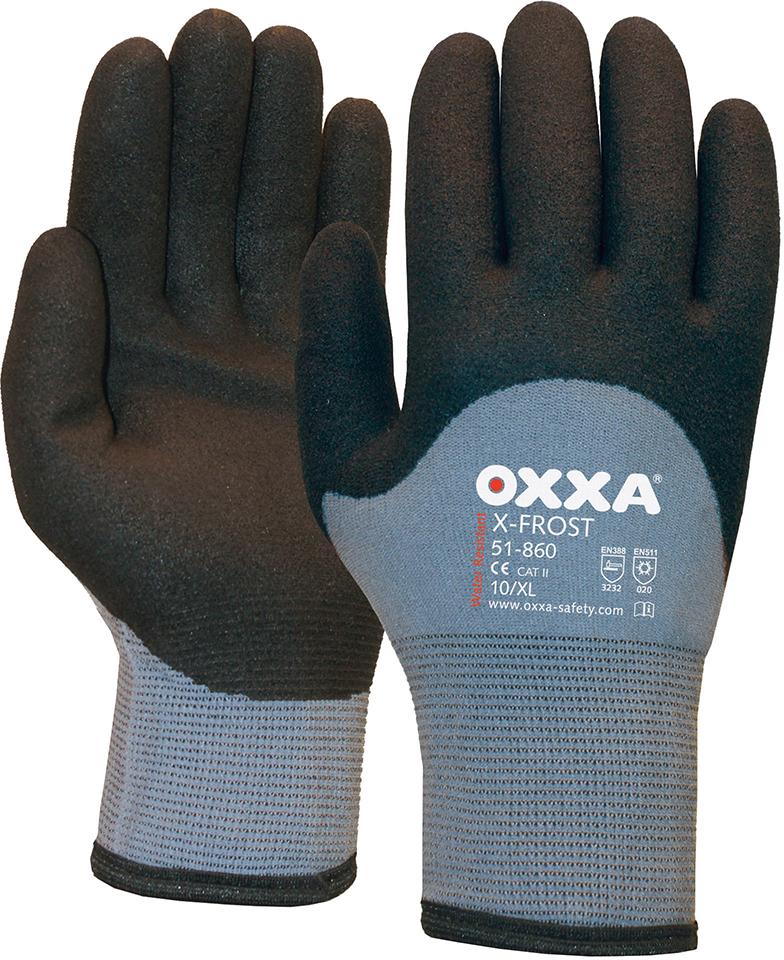 Handschuh Oxxa X-Frost, Gr.10, grau-schwarz