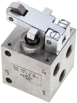 5/2-Wege Endschalter mit Rollenhebel, G 1/4"
