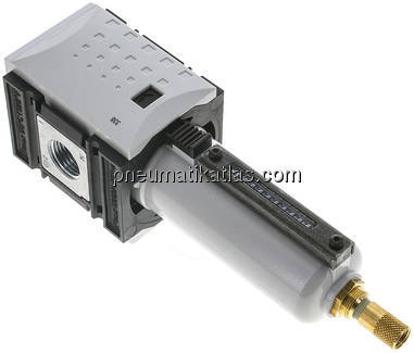 FUTURA Filter, G 1/2", Metallbehälter mit Sichtrohr