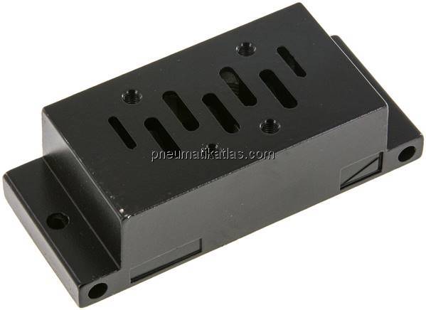 ISO 1 Einzelanschlussplatte, Anschluss unten