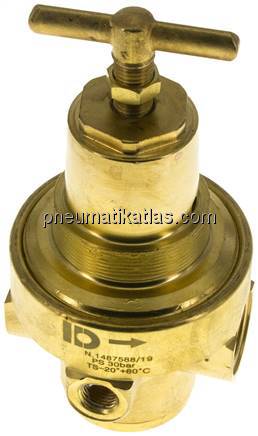 Druckregler, Messing, G 1/2", 0,2 - 3bar (Standard)