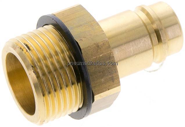 Kupplungsstecker (NW15) G 1"(AG), Messing