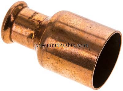 Pressfitting Reduziernippel 42x22mm (außenxinnen)