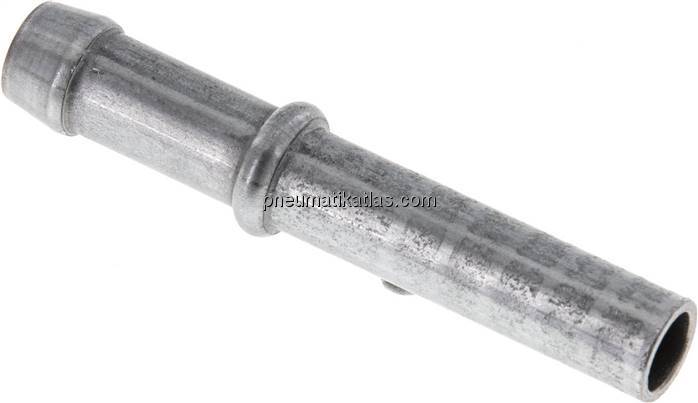 Schlauchnippel Rohr 8, Schl. 7 - 8mm, Stahl verzinkt