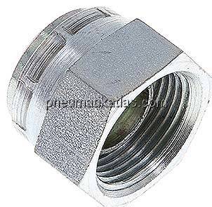 Verschlusskappe, 60° Kegel G 3/4", Stahl verzinkt