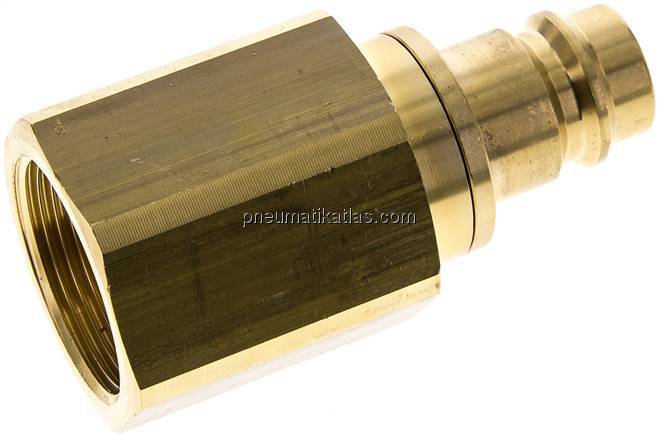 Kupplungsstecker (NW19) G 1-1/4"(IG), Messing