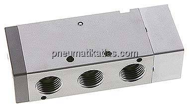 5/2-Wege Pneumatikventil, G 1/2", Federrückstellung