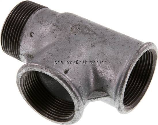 LE-Einschraubstück Rp 1-1/2"(IG)-R 1-1/2"(AG), Temperguss verzinkt