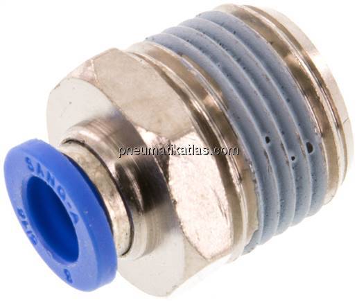 Gerader Steckanschluss R 1/2"-8mm, IQS-Standard