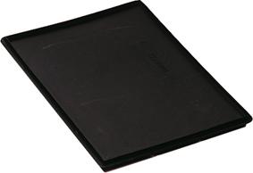 Auflagedeckel schwarz für VTK / D600A schwarz B600xT400 mm VE 4 Stk. LA-KA-PE