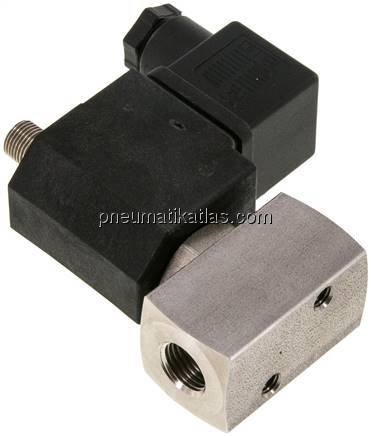 3/2-Wege ES-Magnetventil G 1/4" stromlos geöffnet (NO)