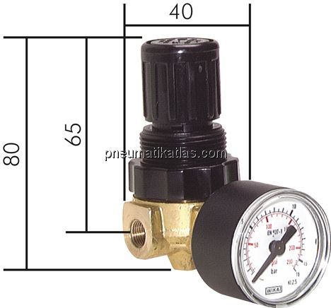 Exemplarische Darstellung: Druckminderer für Wasse