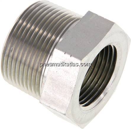Reduziernippel NPT 1-1/4"(AG)-NPT 1"(IG), Stahl verzinkt