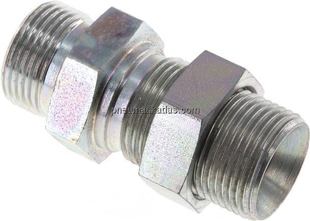 Schottnippel, 60°-Kegel G 3/4", Stahl verzinkt