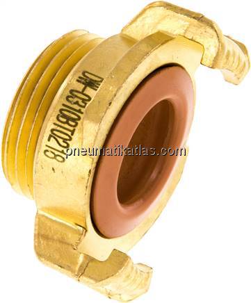 GK-Schlauchkupplung,G 1"(AG), Messing mit KTW-Zulassung